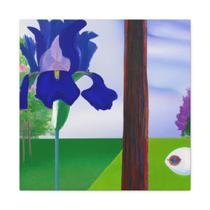 Iris in Abstraction - Canvas