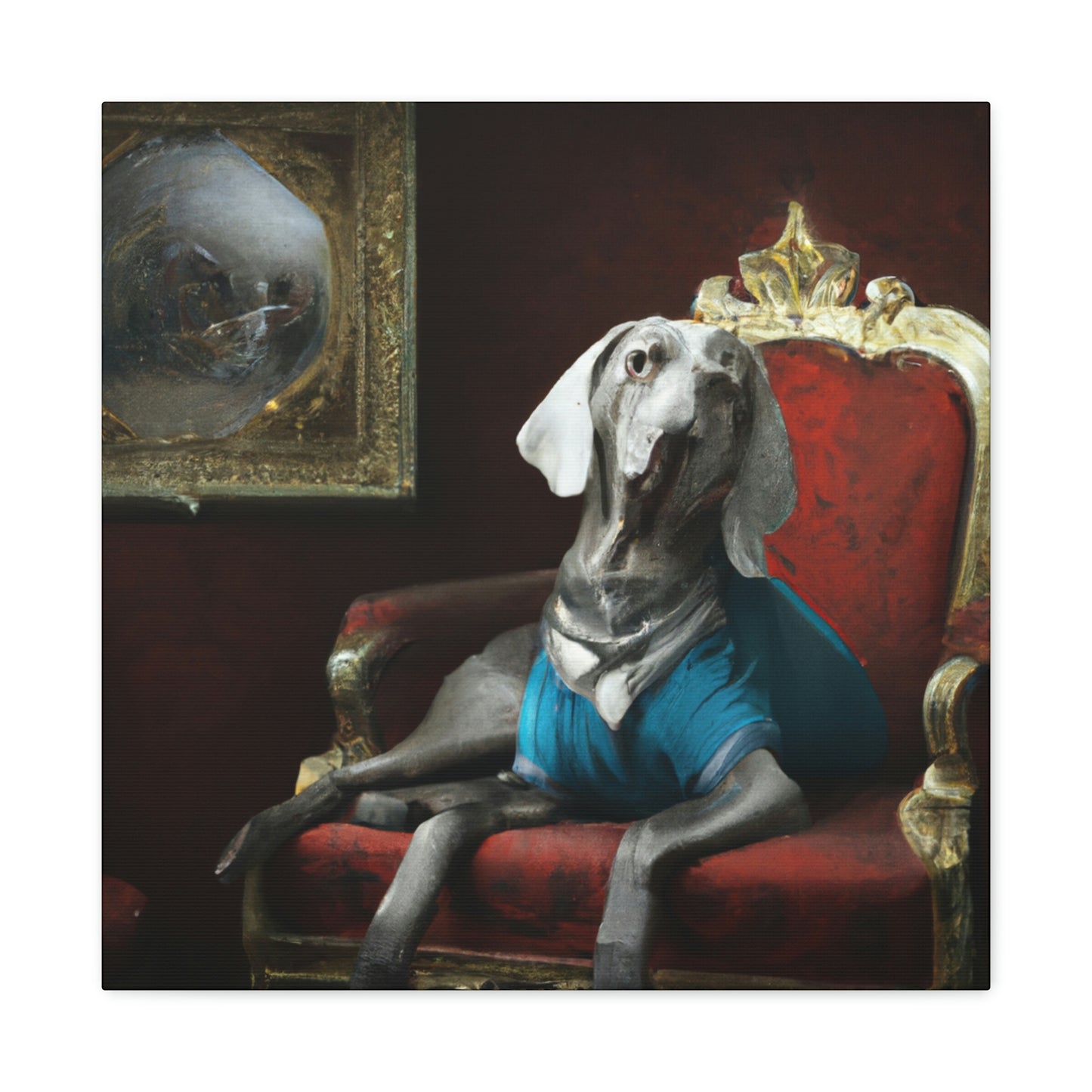 "The Weimaraner Regal" - Canvas