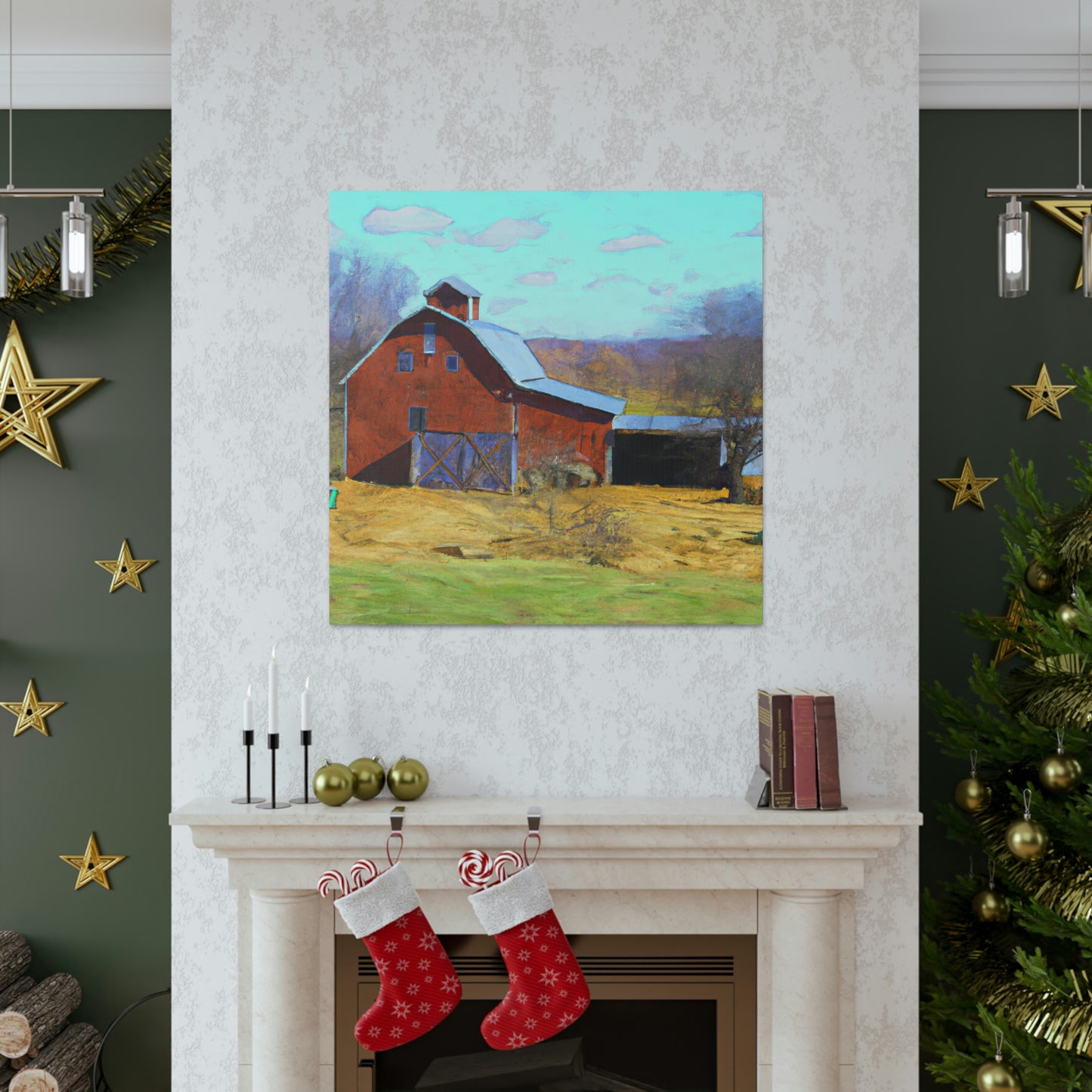 "Barn in the Countryside" - Canvas