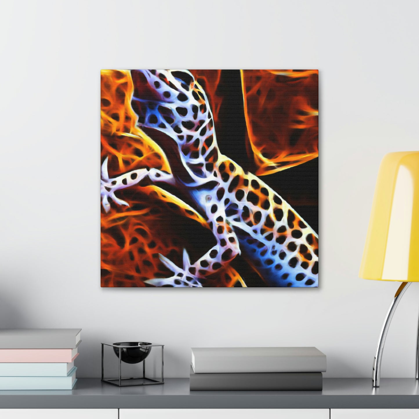 Leopard Gecko Reflection - Canvas