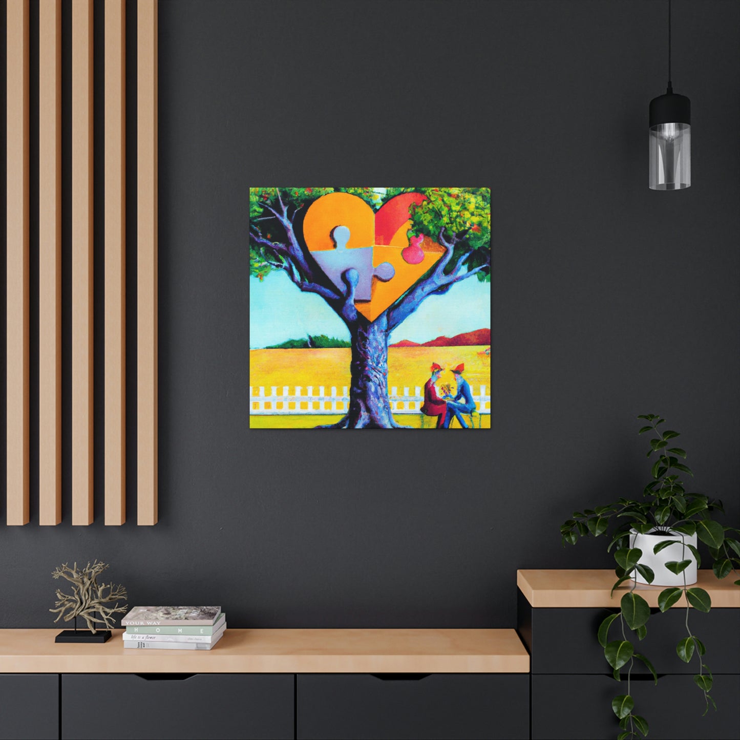 Love Tree in Bloom - Canvas