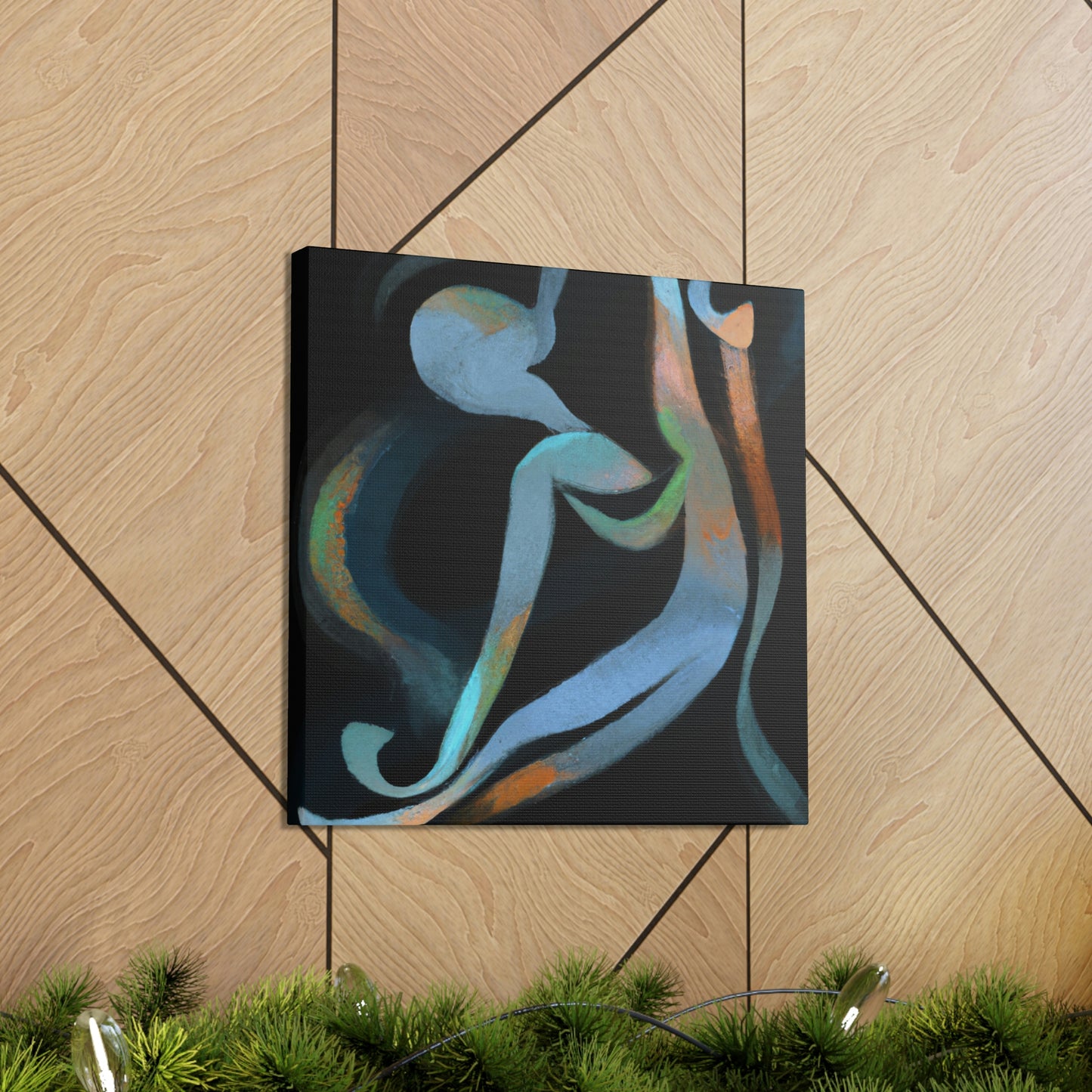 Yoga in Reflection - Canvas