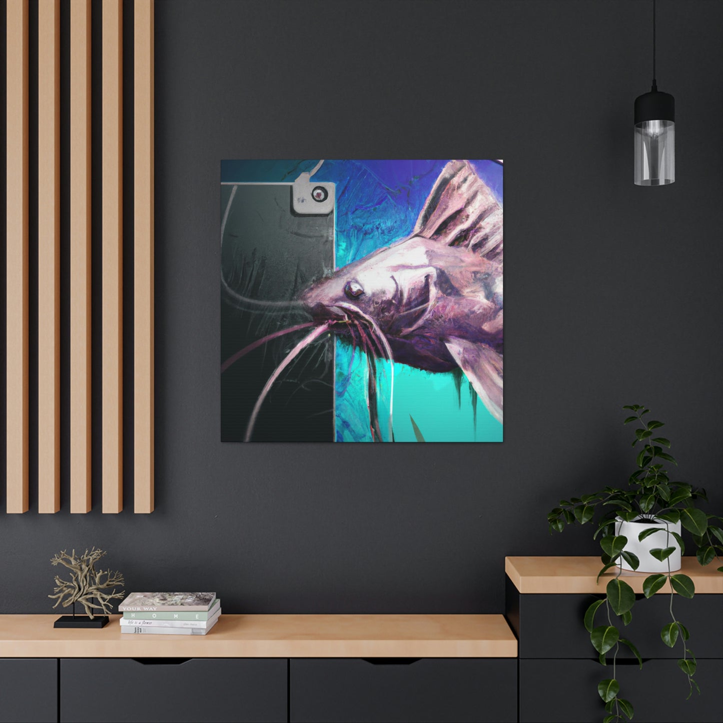 "Corydoras Catfish Conjuring" - Canvas