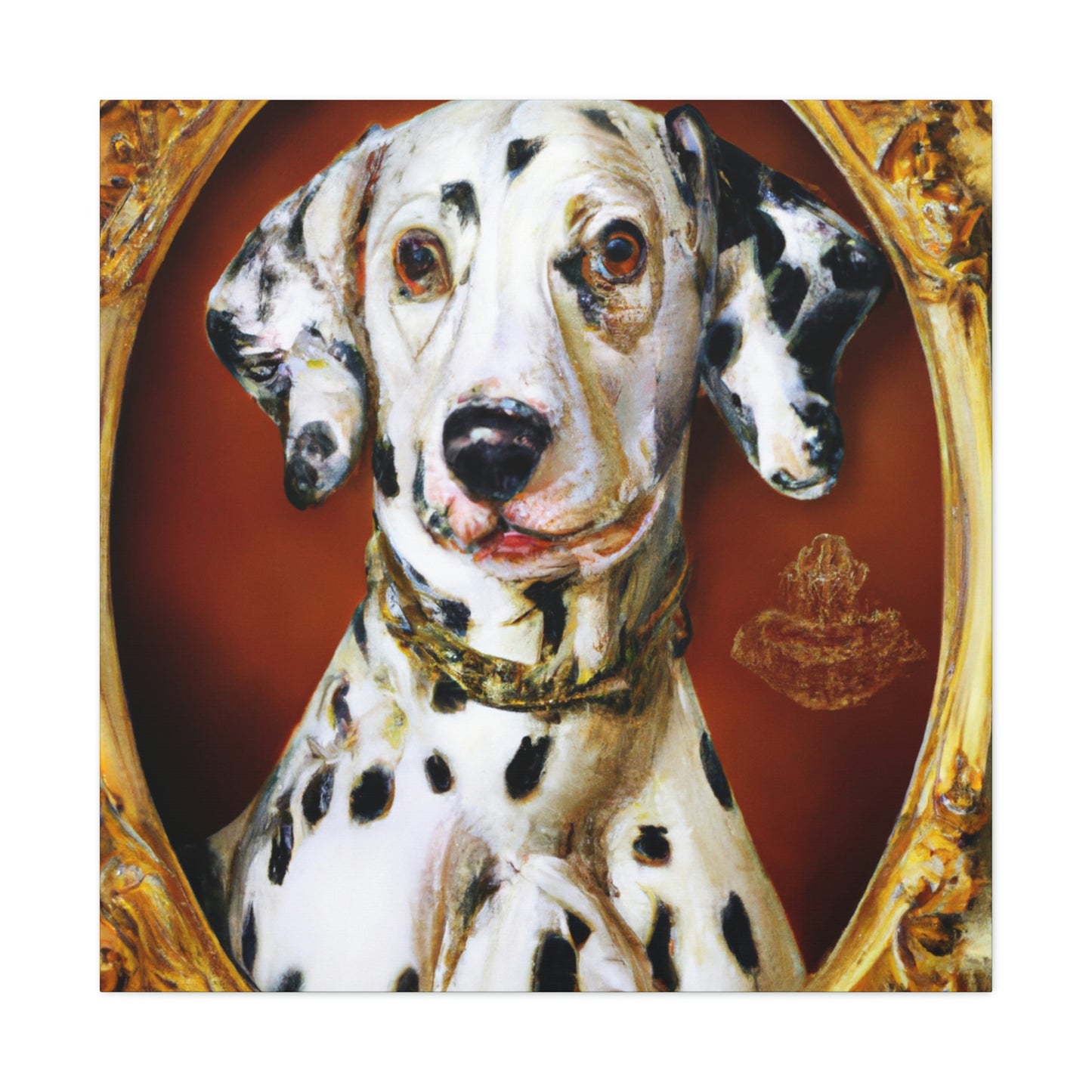 Dalmatian in Rococo - Canvas