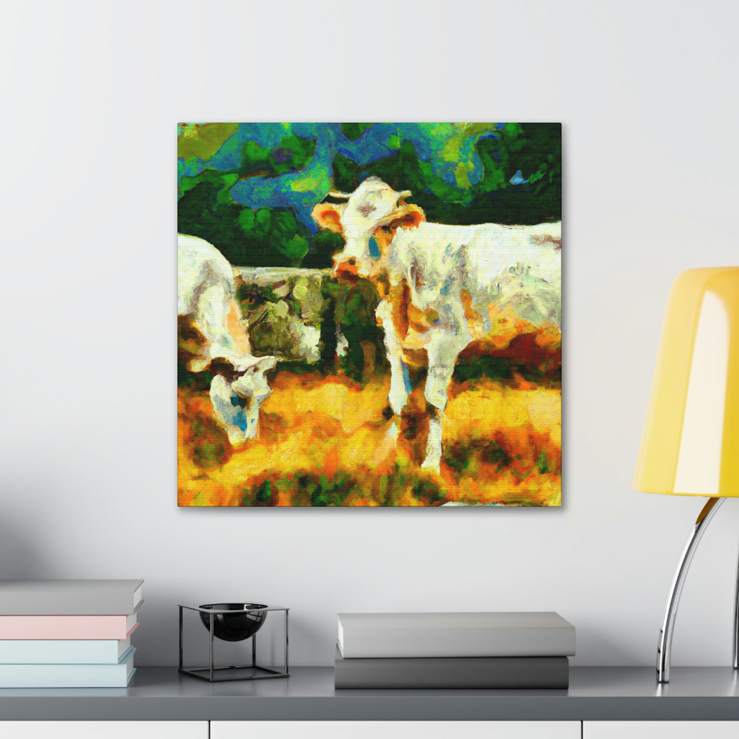 "Jersey Cow Visionary" - Canvas