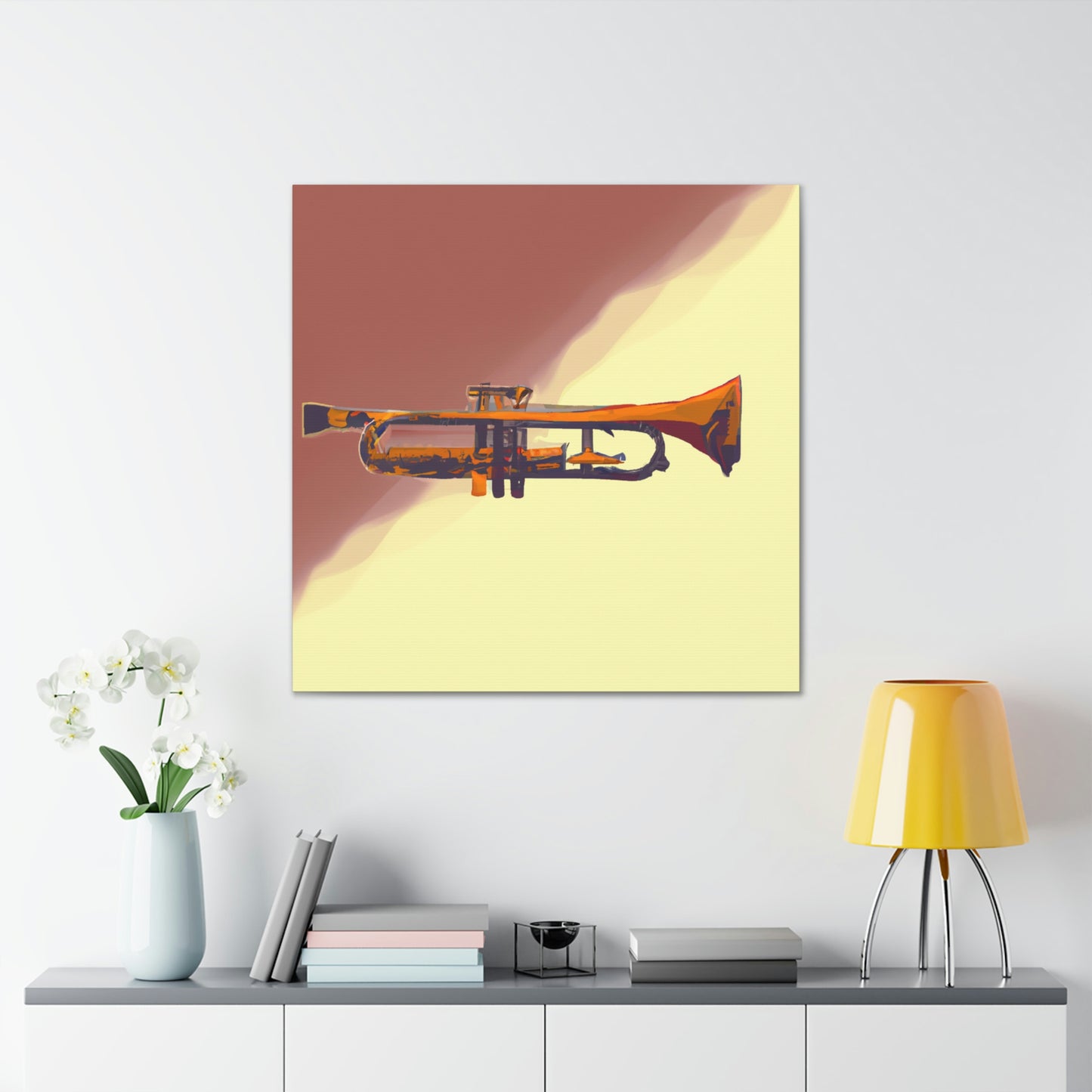 "A Brassy Trumpet Song" - Canvas