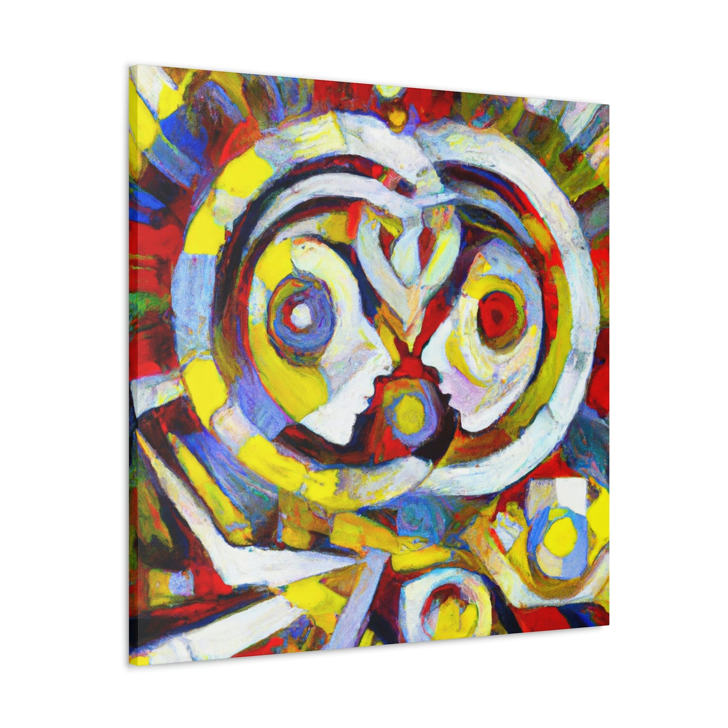 "Love's Celestial Embrace" - Canvas