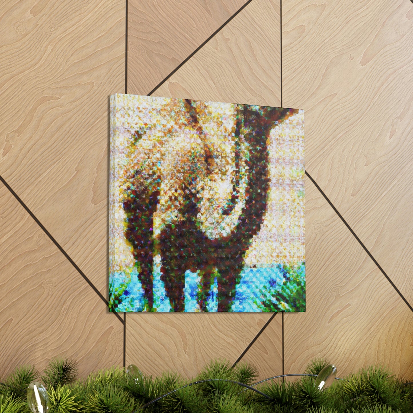 "Digital Pixel Mosaic" - Canvas