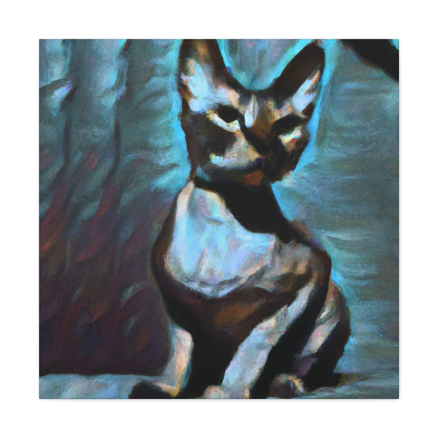 Feline Fauvist Fantasy - Canvas