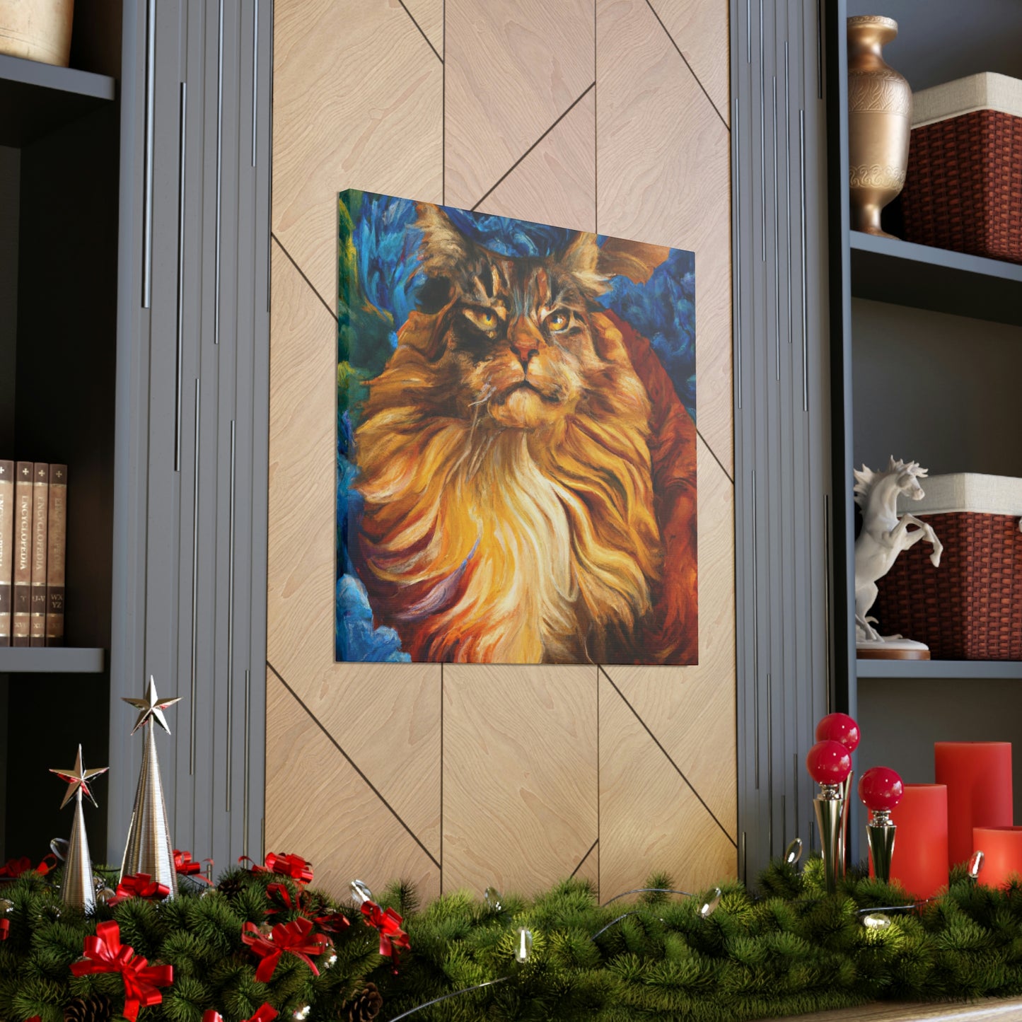 Maine Coon Majesty - Canvas