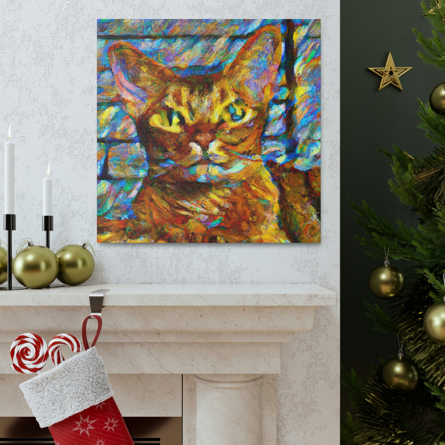 Wild Abyssinian Fauvism - Canvas