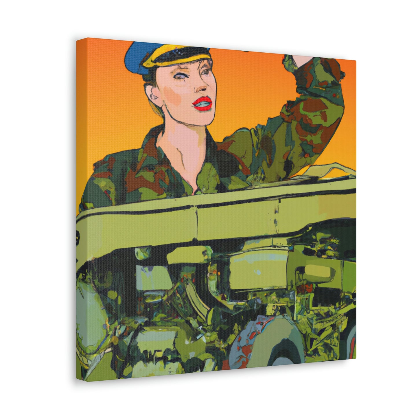 Mechanic in Pop Art - Canvas