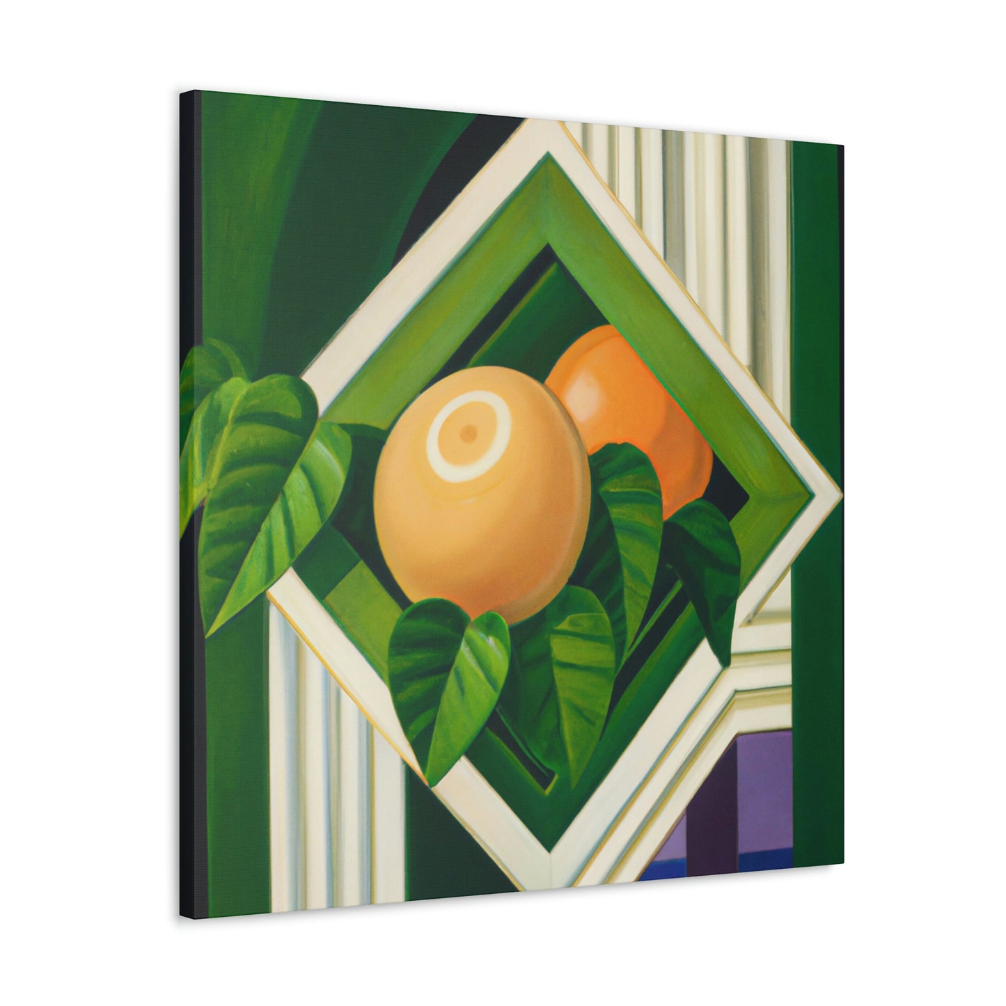 Luscious Art Deco Fruit - Canvas