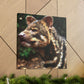 Tasmanian Tiger Pointillism - Canvas