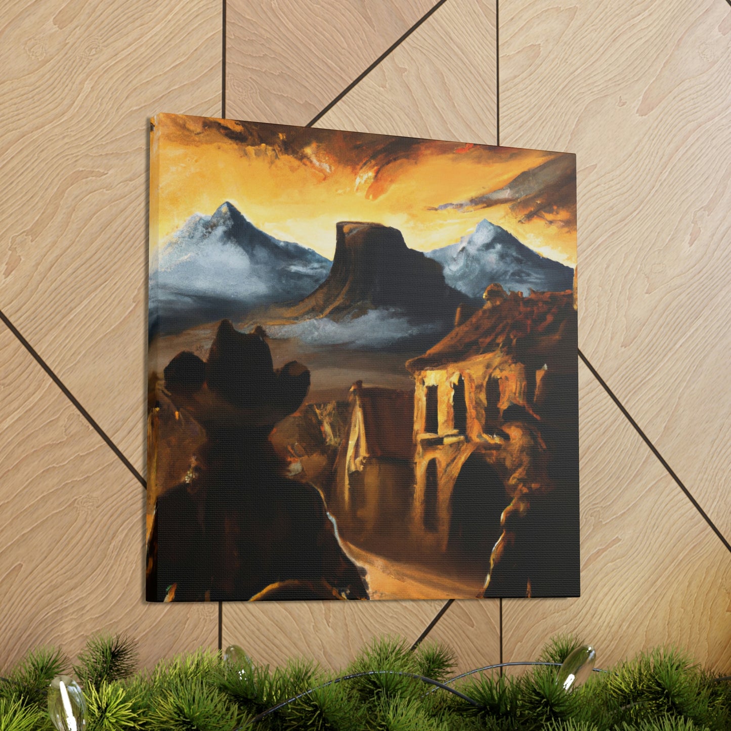 Frontier Town Momentum - Canvas