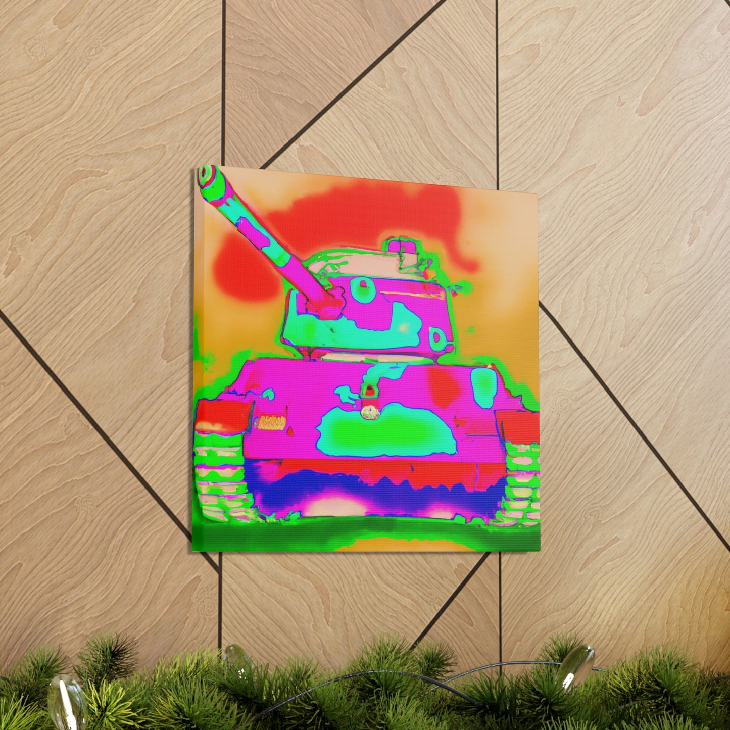 Tank Pop Explosion - Canvas