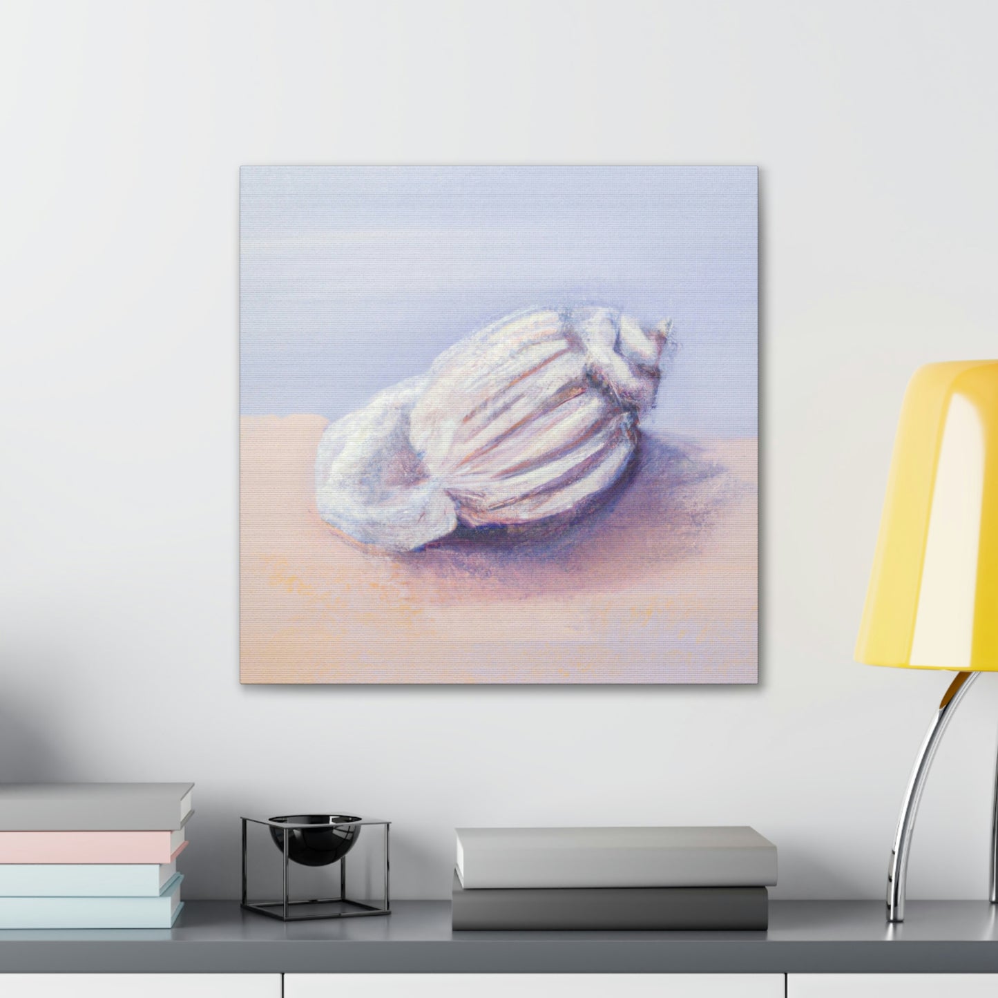 "Seashell in Moonlight" - Canvas