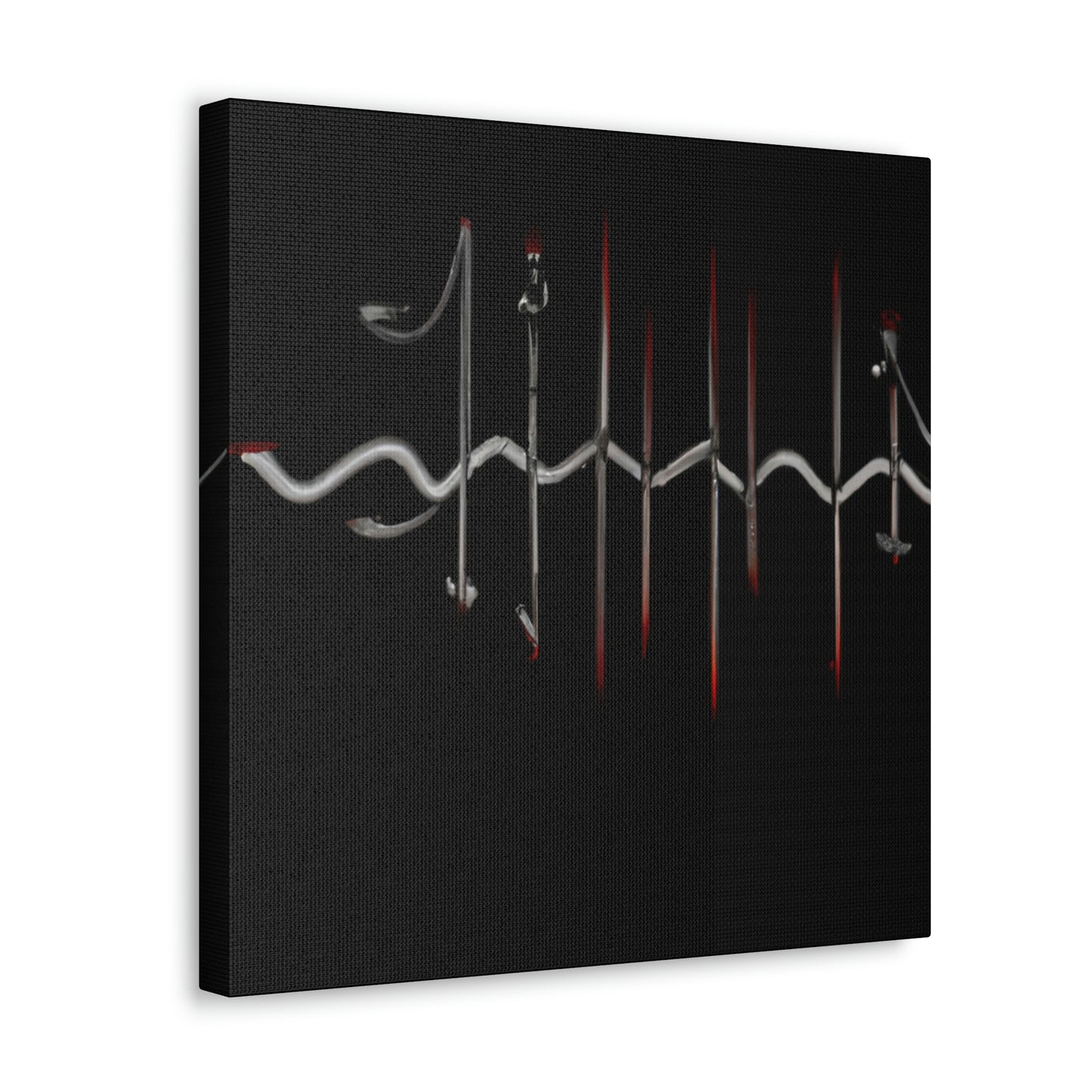 "Sound Wave Symphony" - Canvas