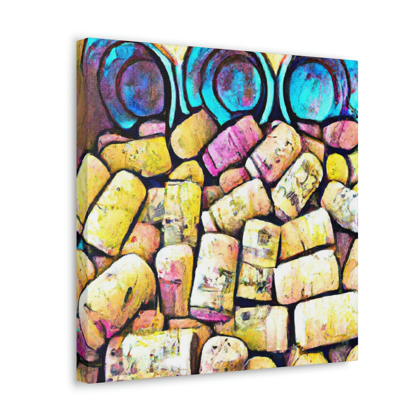 "Corks in a Bottle" - Canvas