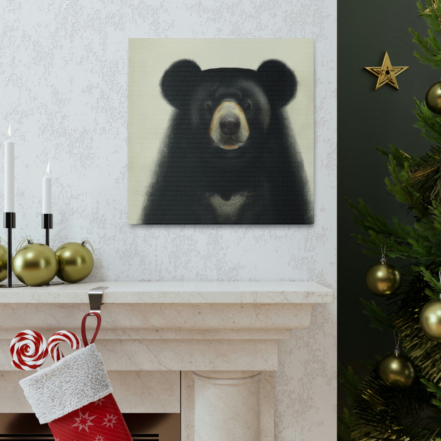 "Asiatic Black Bear Soul" - Canvas