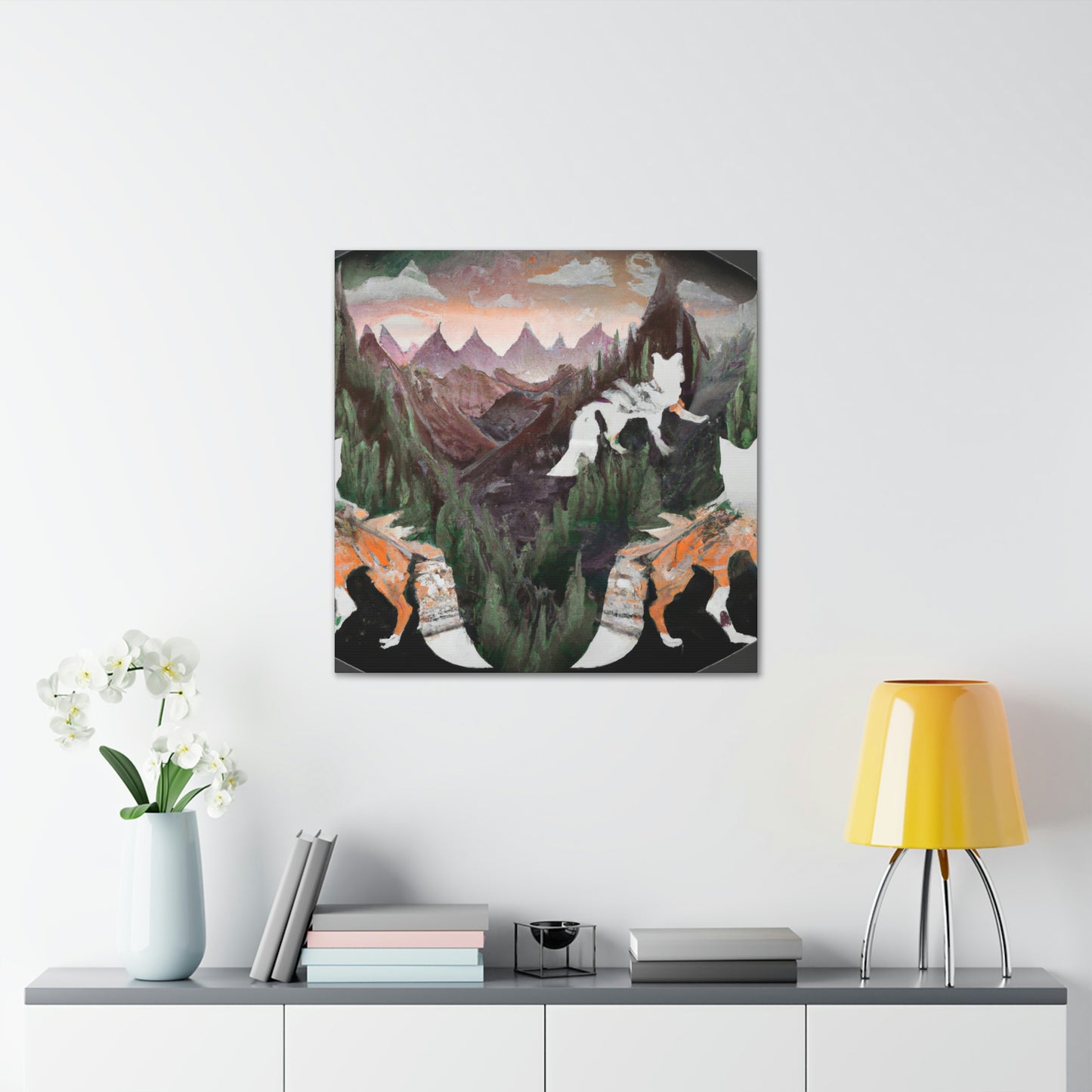 Fox in the Twilight - Canvas