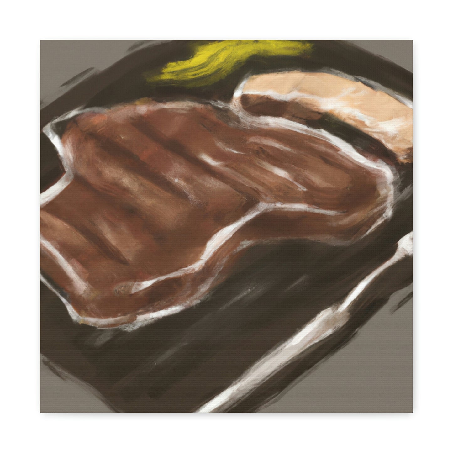 "Steak Barbecue Delights" - Canvas