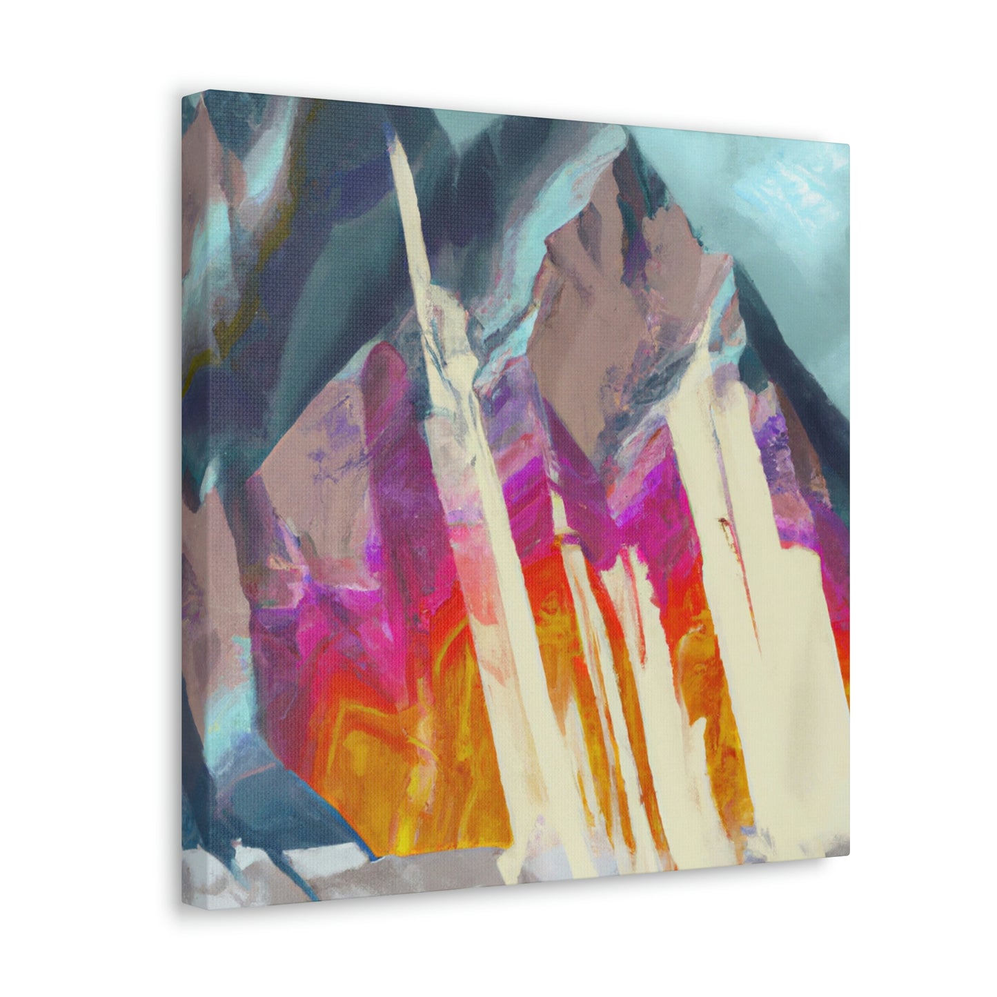 Mountain Abstract Mystery - Canvas