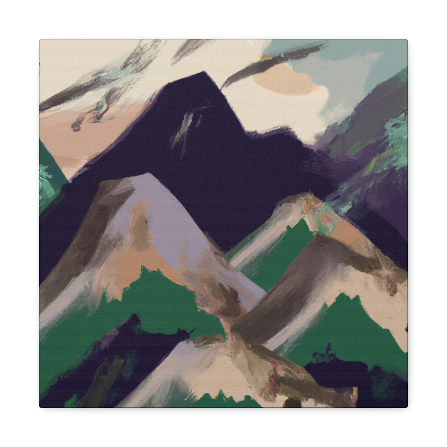 Mountain Memory Landscape - Canvas