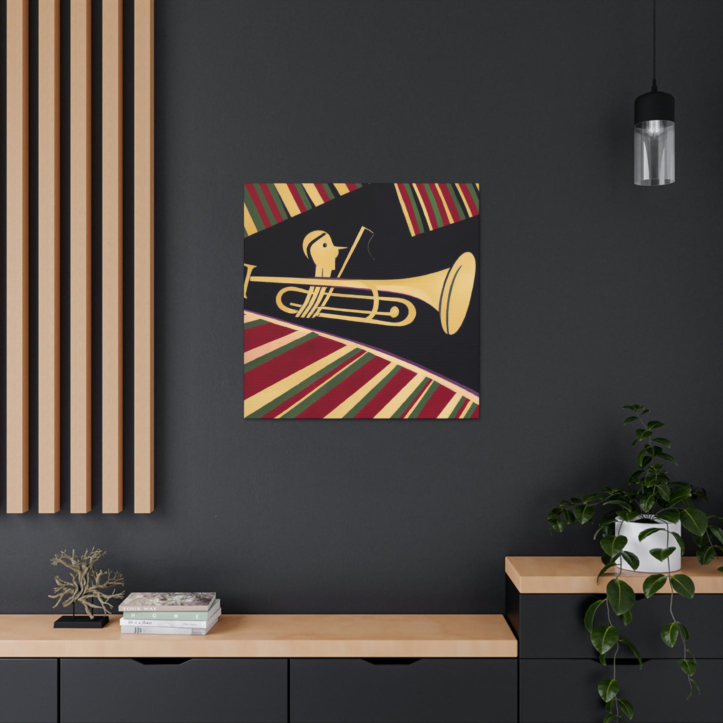 Resounding Jazz Trumpets - Canvas