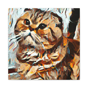 Scottish Fold Abstraction - Canvas