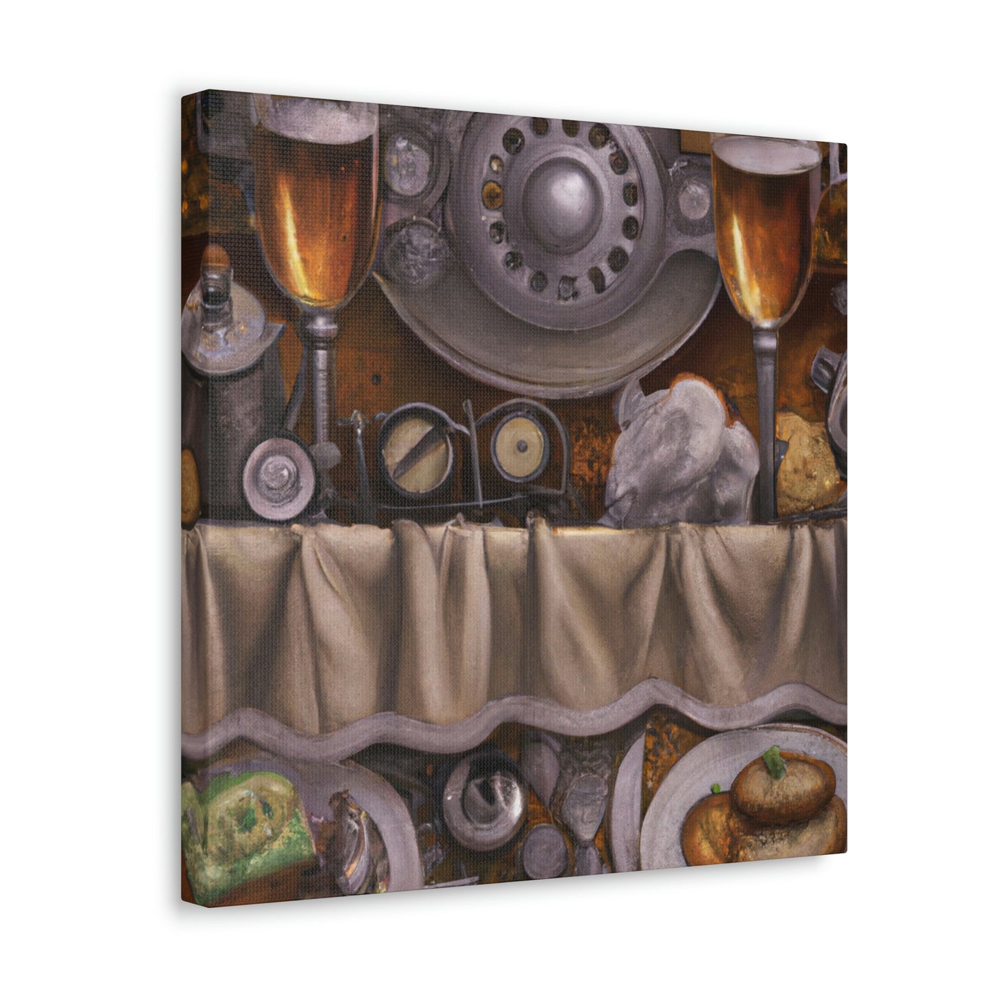 Steampunk Dinner Setting - Canvas