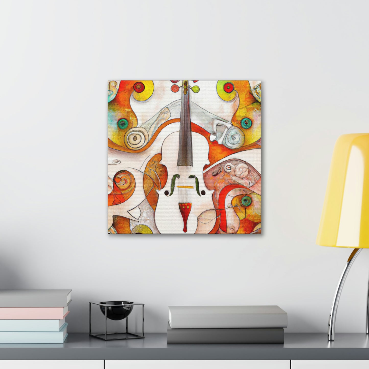 Vibrant Violin Melody - Canvas