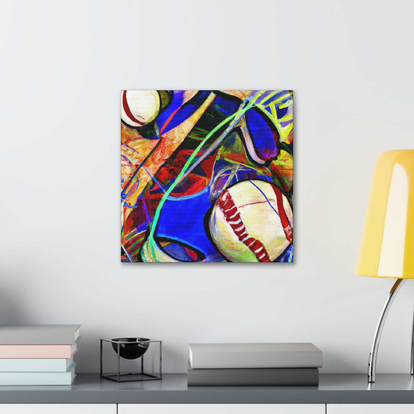 "Baseball: Expressionist Vision" - Canvas