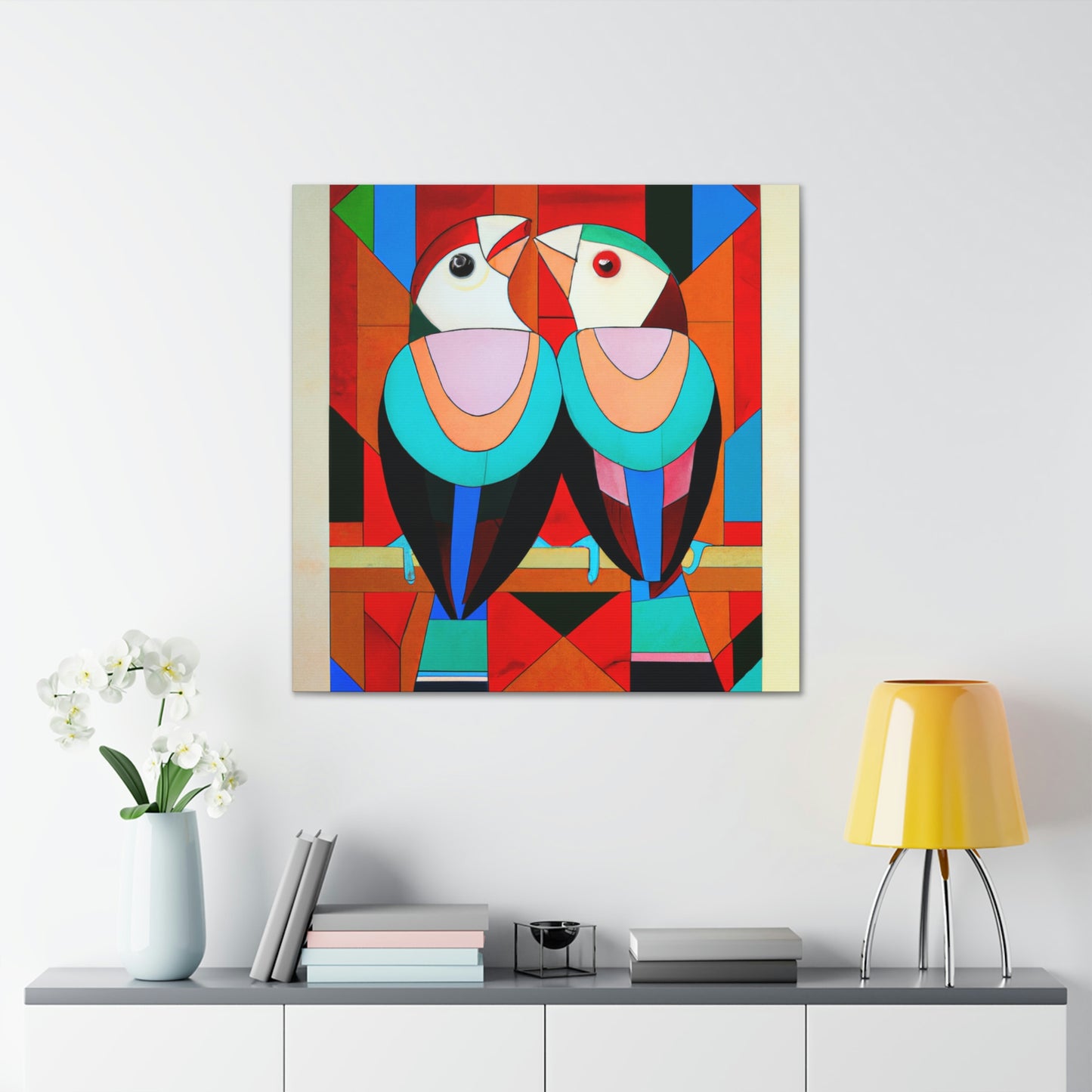 Lover's Art Deco Dance - Canvas