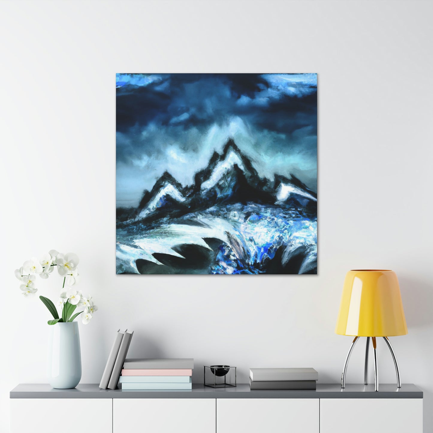 "Snowy Mountain Majesty" - Canvas