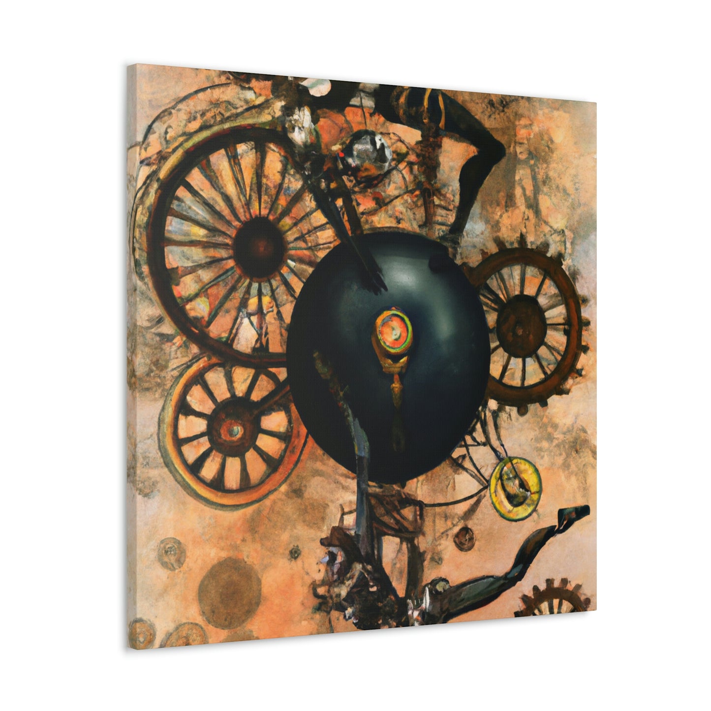 Gymnastics In Steampunk - Canvas