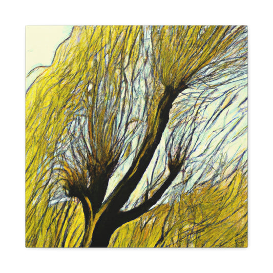 "Willow Tree Reminiscence" - Canvas