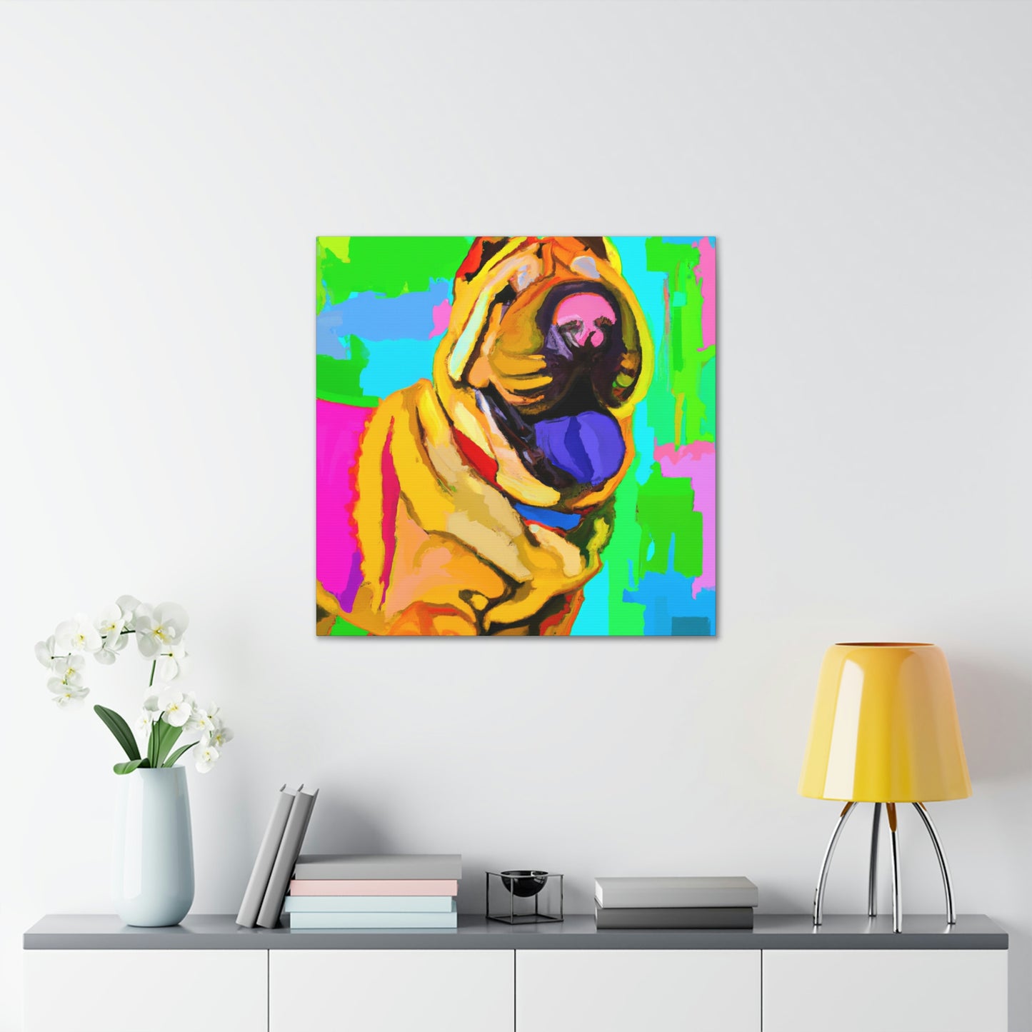 Shar Pei Minimalism - Canvas