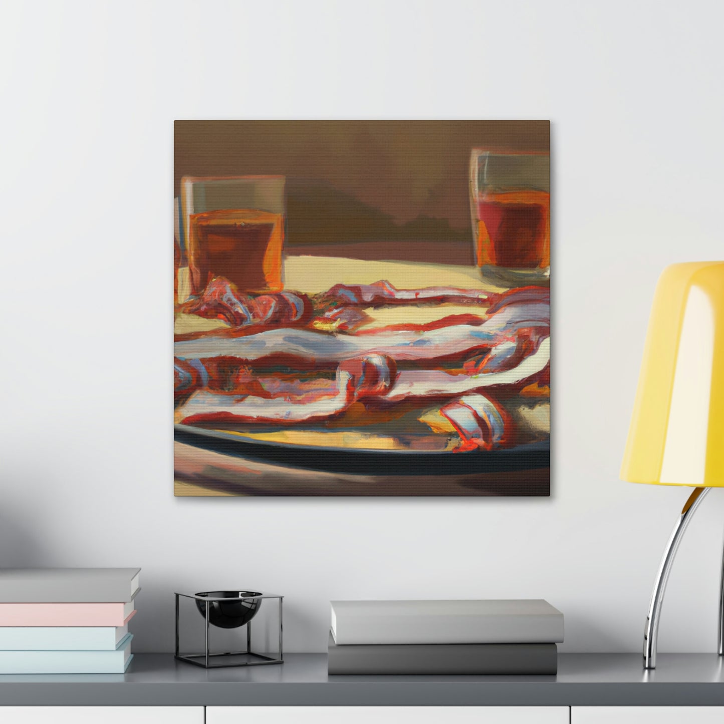 "Bacon in Hyperrealism" - Canvas