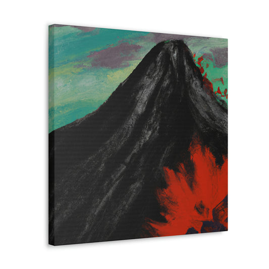 Volcano in Eruption - Canvas