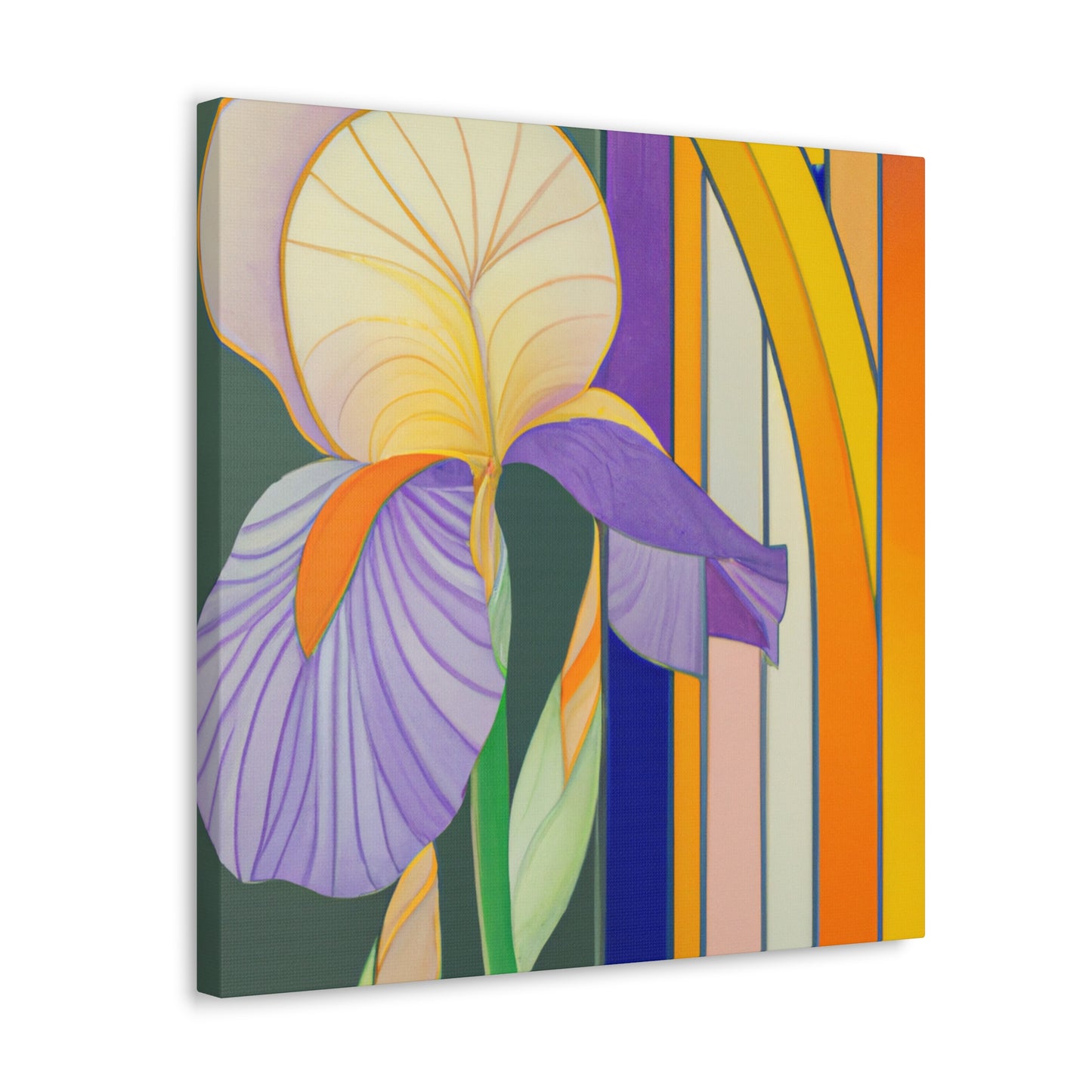 "Indomitable Iris Radiance" - Canvas