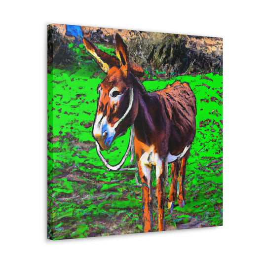 "Donkey's Digital Dreaming" - Canvas