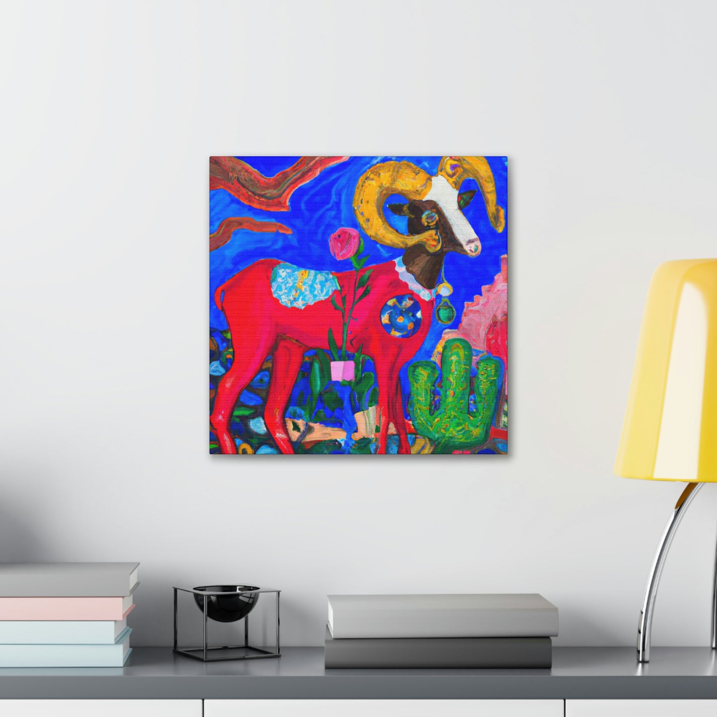 "Bighorn of the Wild" - Canvas