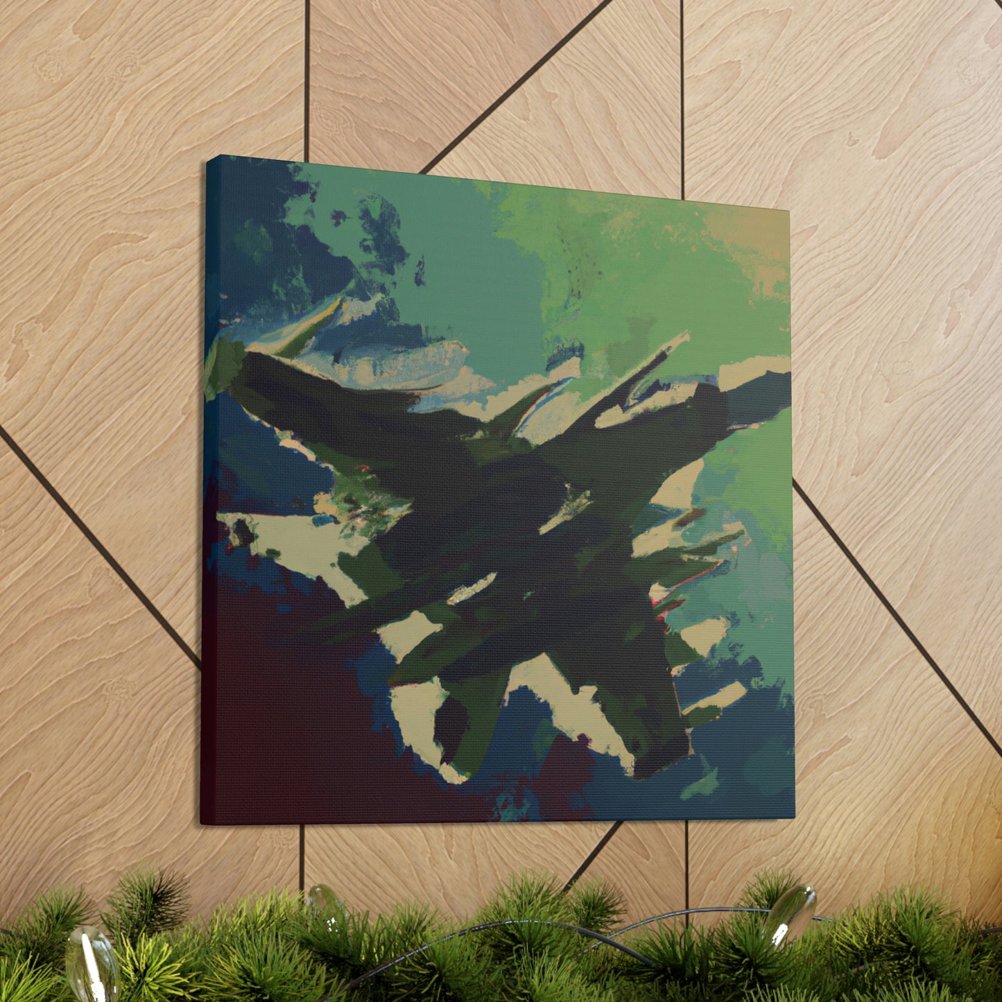 "Wings of Freedom Fighter" - Canvas