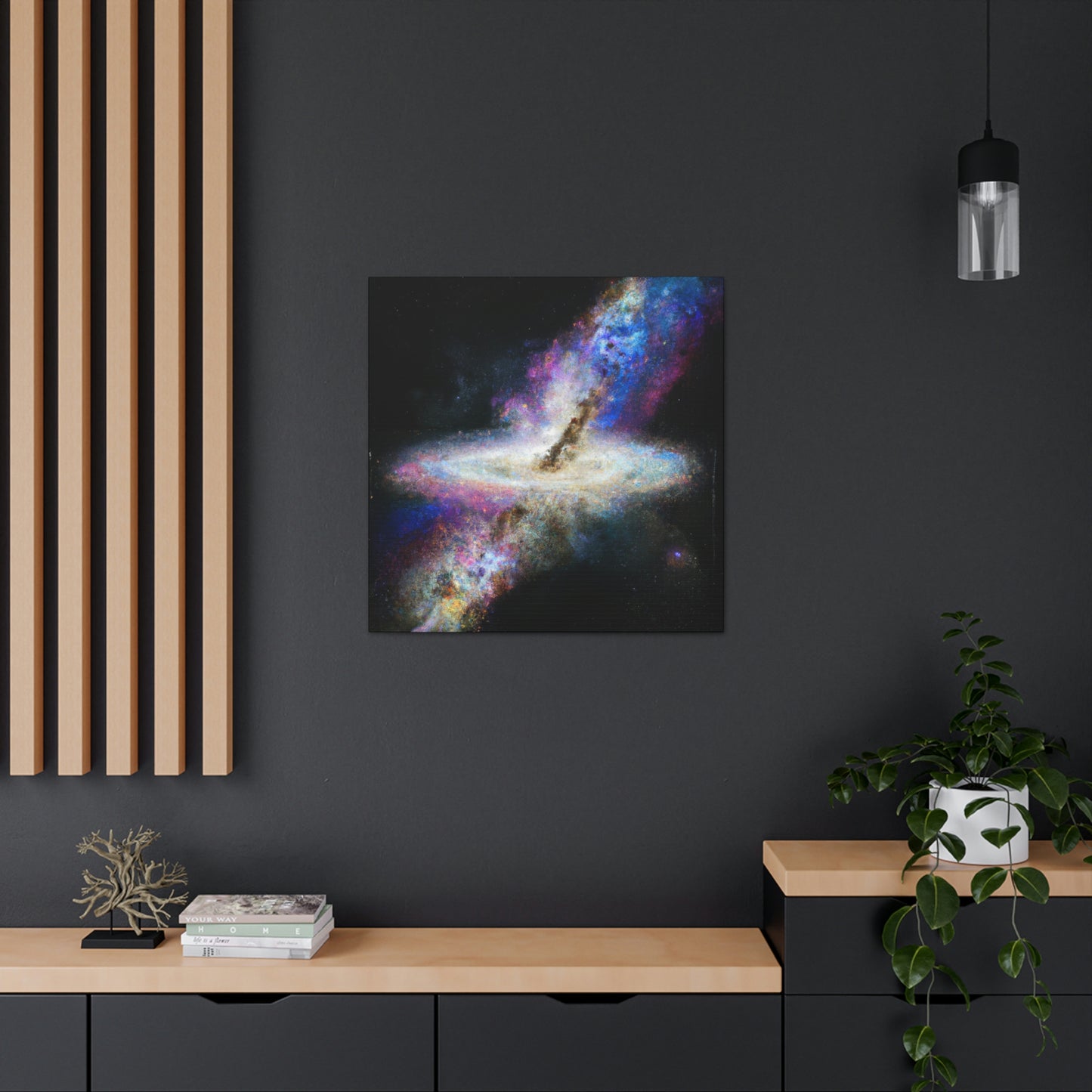 "Galaxy in Abstract Form" - Canvas