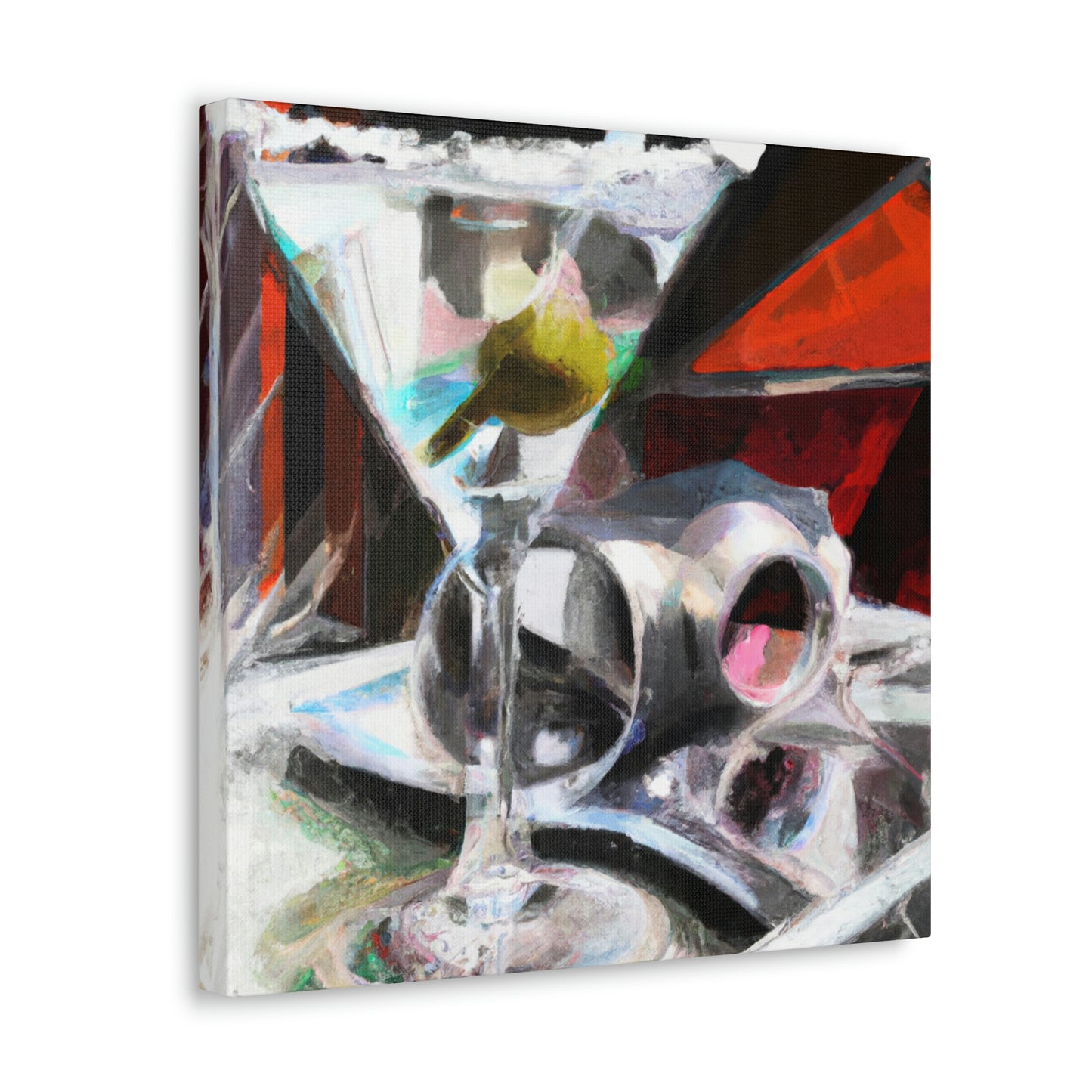 Martini Vibrant Reflection - Canvas