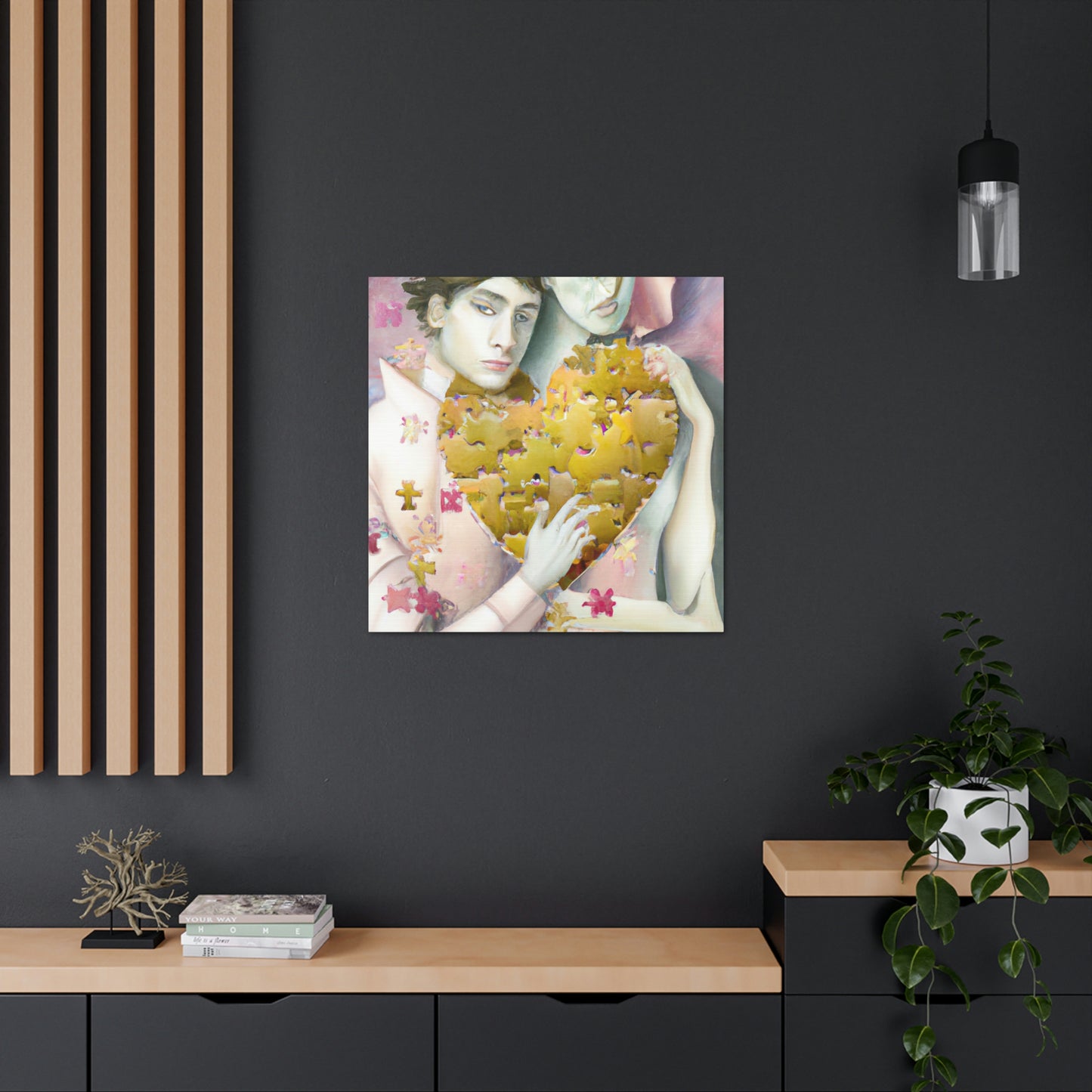 Love's Puzzling Dance - Canvas