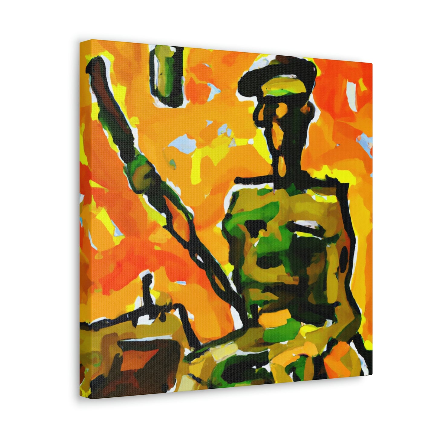 Sniper in Fauvism - Canvas