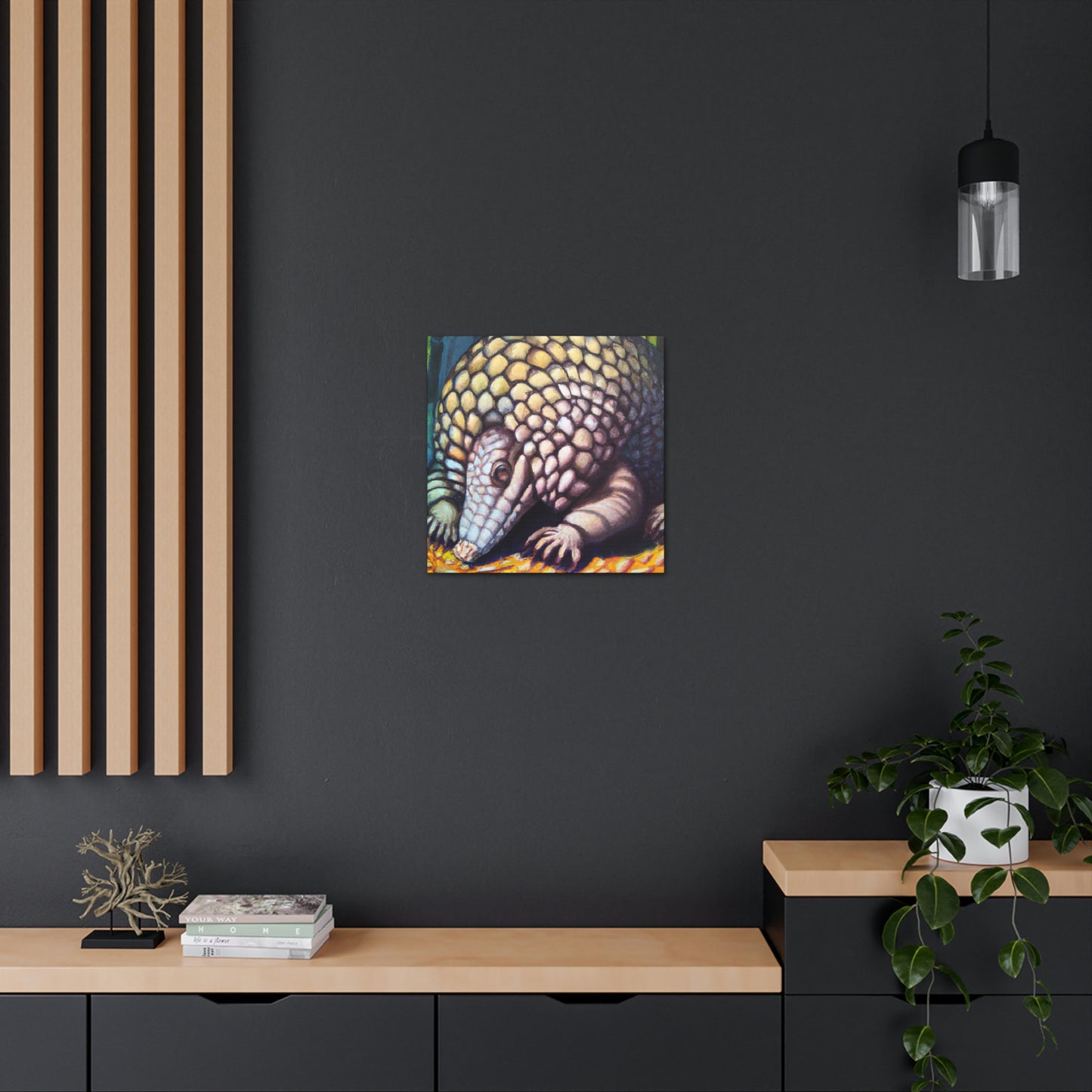 Indian Pangolin Artwork - Canvas