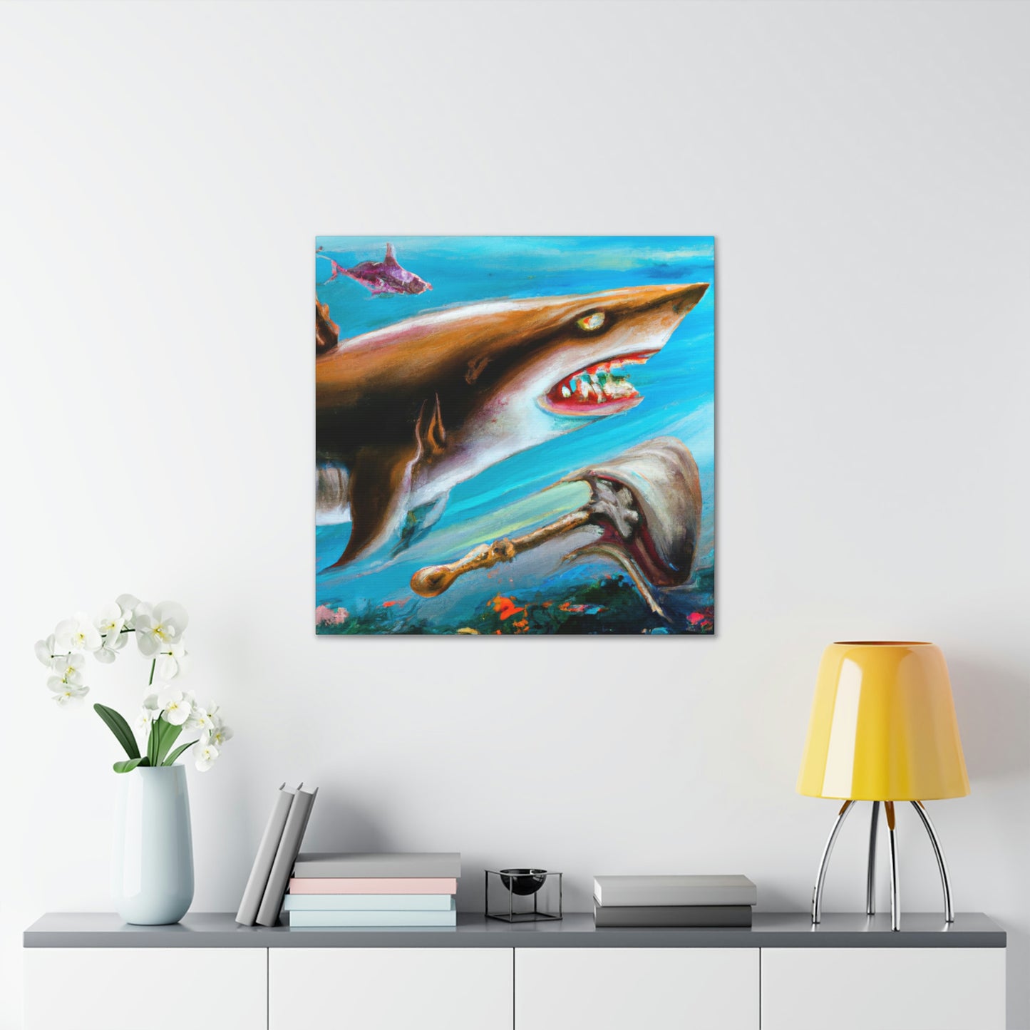 Shark Surrealism Dream - Canvas